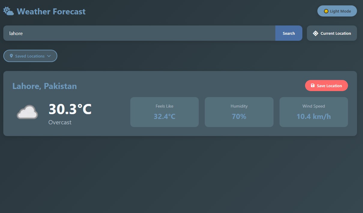 Weather App Screenshot